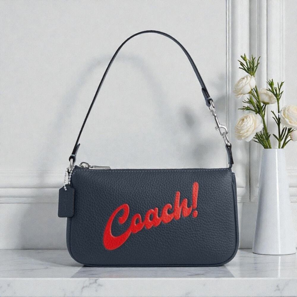 Coach Nolita 19 Leather Purse With Coach Graphic CU250